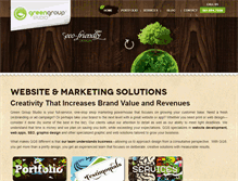 Tablet Screenshot of greengroupstudio.com